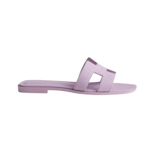 Hermès Oran sandal in Violet Amethyst