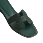 Hermes Oran sandal - Green | Hermès Thailand - Image 4