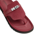 Hermès Empire Sandal - Rose /Lie de Vin - Image 4
