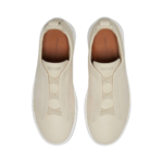 Zegna LIGHT BEIGE TRIPLE STITCH™ SECONDSKIN SNEAKERS - Image 2