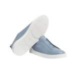 LIGHT BLUE TRIPLE STITCH™ SECONDSKIN SNEAKERS Light Blue - Image 4