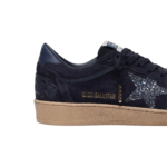 Golden Goose Ball Star in dark blue suede with dark blue glitter star(women) - Image 4