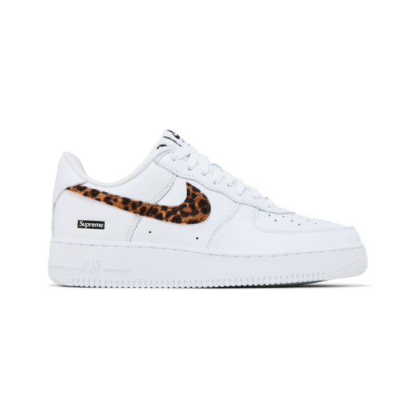 Supreme x Goodenough x Air force 1 low white cheetah print