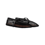 Alaïa Fishnet Ballerina Flats | Black - Image 2