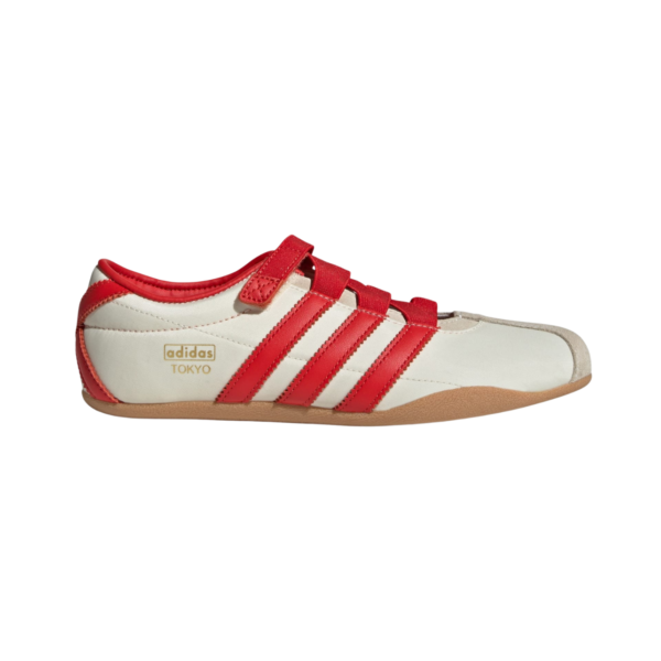 Adidas Tokyo Mary Jane White Red ballet flats