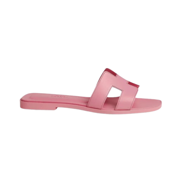 Hermès Oran vibrant pink calfskin leather