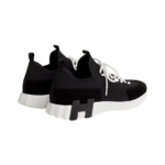 Hermes Paris Lift Slip-On Noir Blanc Sneaker - Image 3