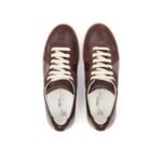 Maison Margiela - Replica leather and suede sneakers - brown - Image 3