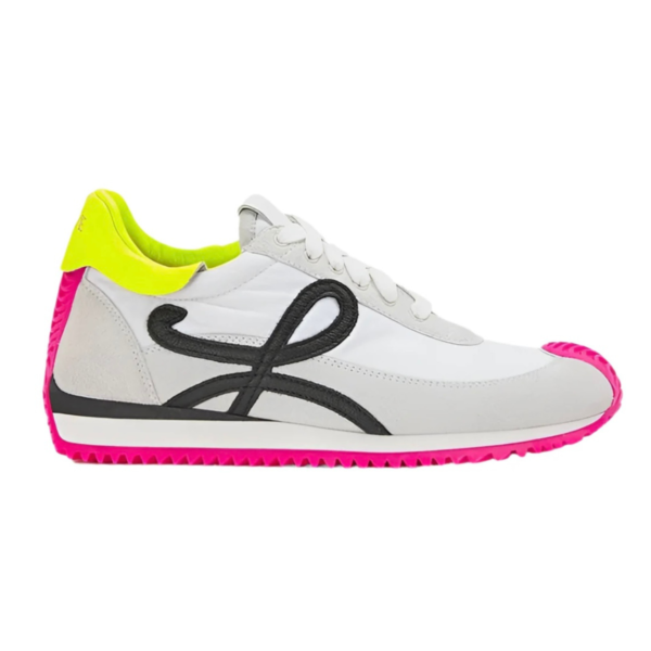 LOEWE NYLON SUEDE FLOW RUNNER SNEAKERS