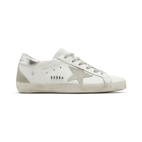Golden Goose Super-Star White Silver