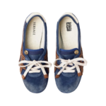 Onitsuka Tiger Tai Chi Sakura Nappa Versace Blue Brown - Image 3