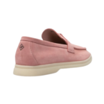 Loro Piana Summer Walk Pink Suede Slippers - Image 3