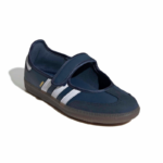 ‘Adidas Samba Jane Shoes Crew Navy / Cloud White / Gold Metallic - Image 3