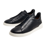 ‘Zegna Triple Stitch sneakers Black - Image 4