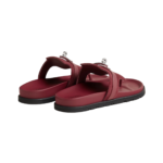 Hermès Empire Sandal - Rose /Lie de Vin - Image 3