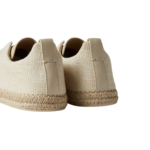 Zegna Triple Stitch™ Espadrilles - Off White Linen Blend and Leather - Image 5