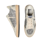 Golden Goose Ball Star in silver glitter with ice-gray suede inserts(women) - Image 4