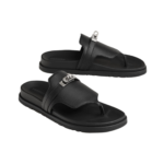 Hermès Empire Sandal Black Kelly Buckle - Image 3