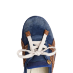 Onitsuka Tiger Tai Chi Sakura Nappa Versace Blue Brown - Image 2
