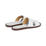 Hermes Izmir Sandal Blanc Smooth Calfskin Leather - Image 2