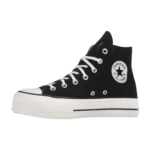 Converse   Chuck   Taylor   All   Star   Hi   Platform   Black   White   (Women's) - Image 4