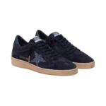 Golden Goose Ball Star in dark blue suede with dark blue glitter star(women) - Image 2