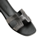 Hermes Oran Sanda Gris Argenté - Image 3