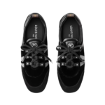 Louis vuitton lv sneakerina black velvet sneakers - Image 3