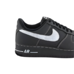 Air Force 1 07 Trainers Black Wolf Grey Black Black - Image 4