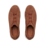 ZEGNA TOBACCO SUEDE TRIPLE STITCH™ SNEAKERS - Image 3