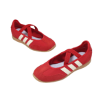 Adidas ‘Barreda Mary Jane Better Scarlet Off White ballet falts - Image 3