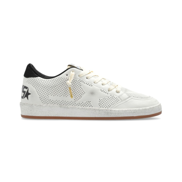 Golden Goose Ball Star Leather Sneakers White