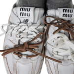 New Balance X Miu Miu 530 SL deco calf leather mules - Image 4