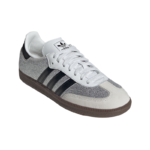 Adidas Samba OG Crystal white/Core white/Silver Metallic - Image 4