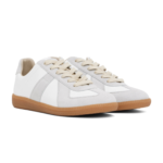Maison Margiela White & Gray Replica Sneakers - Image 4