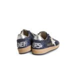 Golden Goose Ball Star in Blue with leather star and metallic leather heel tab(women) - Image 2