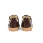 Maison Margiela - Replica leather and suede sneakers - brown - Image 4
