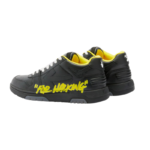 OFF-WHITE Out Of Office “ooo” Low Tops For Walking Black Yellow - Image 2
