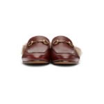 Gucci Burgundy Princetown Loafers - Image 6