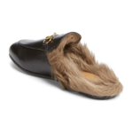 Gucci Princetown Genuine Shearling Loafer Mule - Black - Image 2