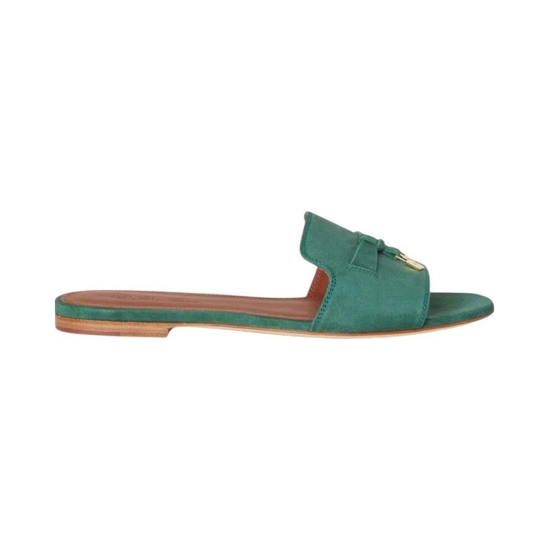 IMG_1630 Loropiana Summer Charms Sandal Suede Goatskin Camu Fruit - Image 1