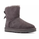 UGG Mini Bailey Bow II – Grey - Image 4