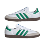 Adidas Samba OG Foot Wear – White Green - Image 6