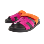 Hermes Chypre Sandal Rose Chapas / Orange Synthétique - Image 4