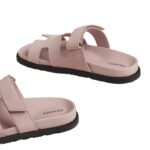 Hermes Chypre Sandal – Pink Suede - Image 4